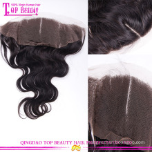 High quality silk base closures lace frontal natural wave indian human hair silk base closures lace frontal